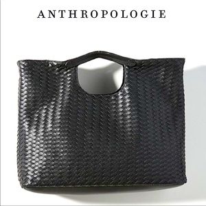Anthropology Black Tote & Crossbody Bag